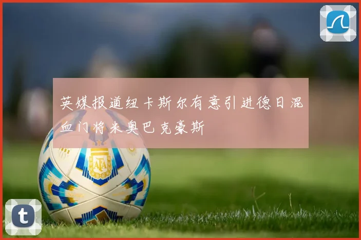 英媒报道纽卡斯尔有意引进德日混血门将米奥巴克豪斯